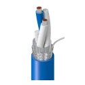 Belden 9463 series Screened Blue Twin Axial Cable 6.05 mm OD 305 m Length 78 Ω Impedance 300V Voltage 9463 J221000