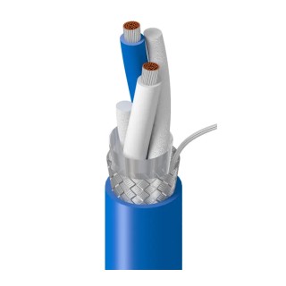 Belden 9463 series Screened Blue Twin Axial Cable 6.05 mm OD 305 m Length 78 Ω Impedance 300V Voltage 9463 J221000