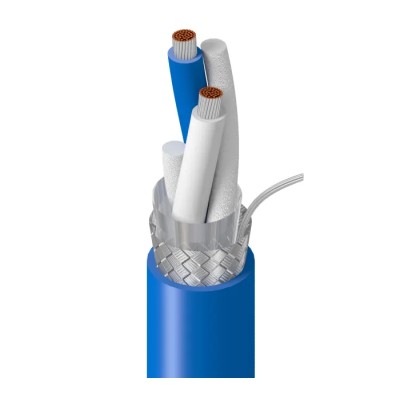 Belden 9463 series Screened Blue Twin Axial Cable 6.05 mm OD 305 m Length 78 Ω Impedance 300V Voltage 9463 J221000