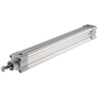 Festo Pneumatic Piston Rod Cylinder 40mm Bore, 320mm Stroke, Aluminium Body, Double Acting DSBC-40-320-PPVA-N3