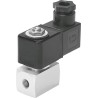 Festo Pneumatic Solenoid Valve 2/2 Closed Monostable Electric G VZWD Series 24V Brass Body VZWD-L-M22C-M-G18-20-V-1P4-15