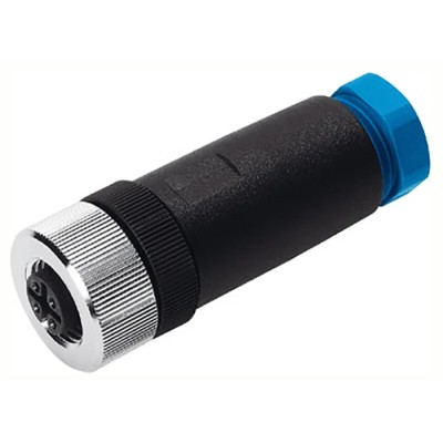 Festo Plug Connector Fieldbus Connection to Valve and Valve/Sensor Terminals 5-pin M12 Straight Socket FBSD-GD-9-5POL