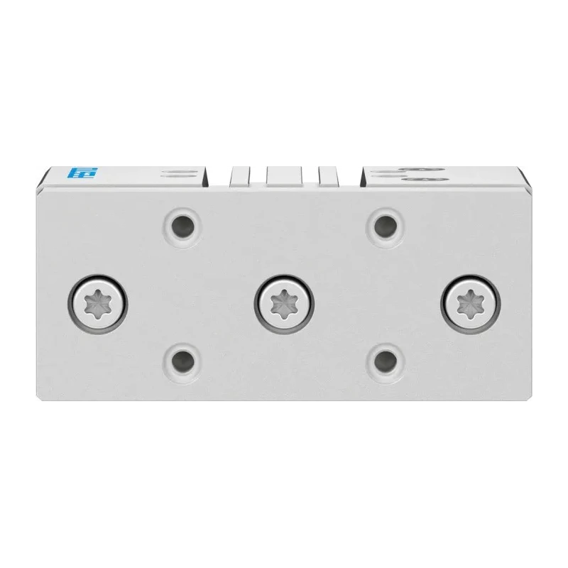Festo Pneumatic Guided Cylinder, 50mm Bore, DFM Series, 25 mm Stroke, Double Acting, Elastomer Cushioning DFM-50-25-P-A-GF