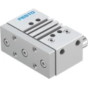 Festo Pneumatic Guided Cylinder, 50mm Bore, DFM Series, 25 mm Stroke, Double Acting, Elastomer Cushioning DFM-50-25-P-A-GF