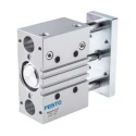 Festo Pneumatic Guided Cylinder 63mm Bore, 125mm Stroke, Double Acting, Through Hole Mount, 10 bar DFM-63-125-P-A-KF