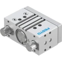 Festo Pneumatic Guided Cylinder, 50mm Bore, DFM Series, 25 mm Stroke, Double Acting, Elastomer Cushioning DFM-50-25-P-A-GF