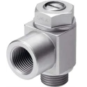 Festo Exhaust Valve Flow Controller GRLA-3/8-B, G 3/8 Threaded, 1 Bar Max Operating Pressure