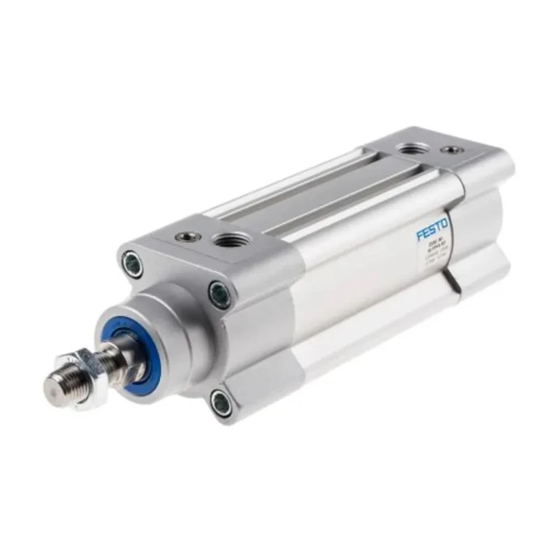 Festo Pneumatic Piston Rod Cylinder Double Acting 40mm Bore, 60mm Stroke, Aluminium Body DSBC-40-60-PPVA-N3