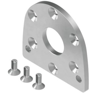 Festo Flange for Use With DRVS Series Semi-Rotary Drives DAMF-Q12-32