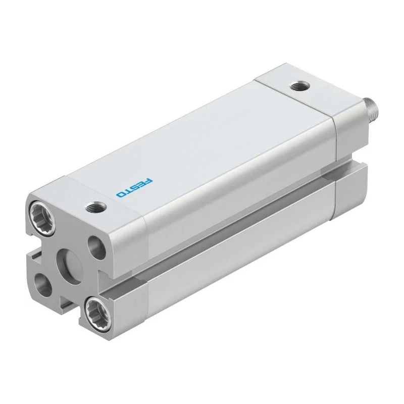 Festo Pneumatic Cylinder ADN Series 16mm Bore, 50 mm Stroke, Double Acting, Aluminium Body ADN-16-50-A-P-A
