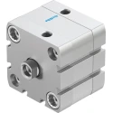 Festo Pneumatic Cylinder ADN Series 50 mm Bore, 10 mm Stroke, Double Acting Aluminium Body ADN-50-10-I-P-A
