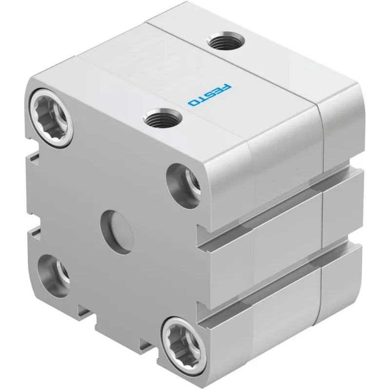 Festo Pneumatic Cylinder ADN Series 50 mm Bore, 10 mm Stroke, Double Acting Aluminium Body ADN-50-10-I-P-A