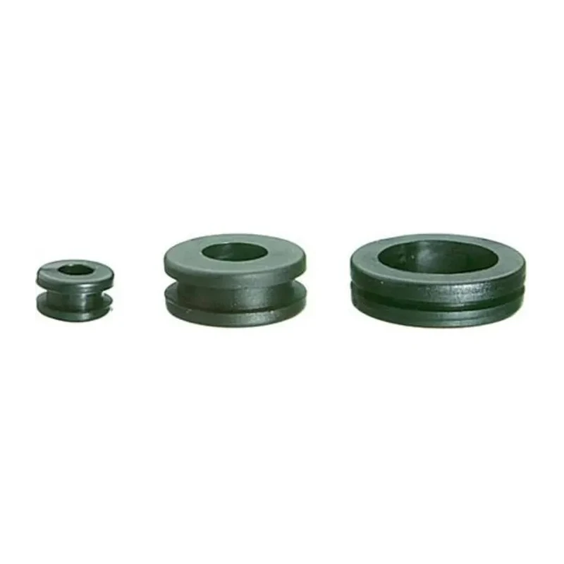 SES Sterling DK Black Polyvinyl Chloride Cable Grommet 8 mm Panel Hole Diameter for 5 mm Cable Dia. 01070012010