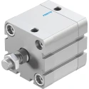 Festo Pneumatic Cylinder ADN Series 50mm Bore, 25mm Stroke, Double Acting, Aluminium Body ADN-50-25-A-P-A