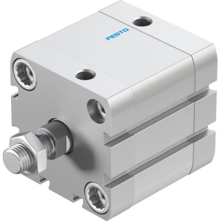Festo Pneumatic Cylinder ADN Series 50mm Bore, 25mm Stroke, Double Acting, Aluminium Body ADN-50-25-A-P-A