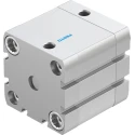Festo Pneumatic Cylinder ADN Series 50mm Bore, 25mm Stroke, Double Acting, Aluminium Body ADN-50-25-A-P-A