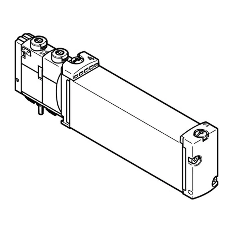 Festo 5/2 Way Monostable Electric Solenoid Valve Manifold Mount Aluminium Alloy Body 10 bar VUVG-B18-M52-MZT-F-1T1L