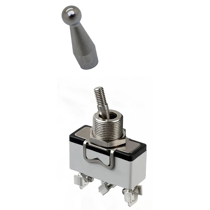 APEM Toggle Switch Panel Mount On-On SPDT Screw Terminal 250 V ac 636H/X2330
