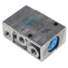 Festo Pneumatic Solenoid Valve 3/2 NC G Threaded Port 1/8in Die Cast Aluminium 10 bar VL/O-3-1/8-B