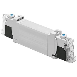 Festo Pneumatic Solenoid Valve 5/2 Electric Manifold Mount Aluminium Alloy Body 24V dc VUVG-BK10-B52-T-F-1H2L-S