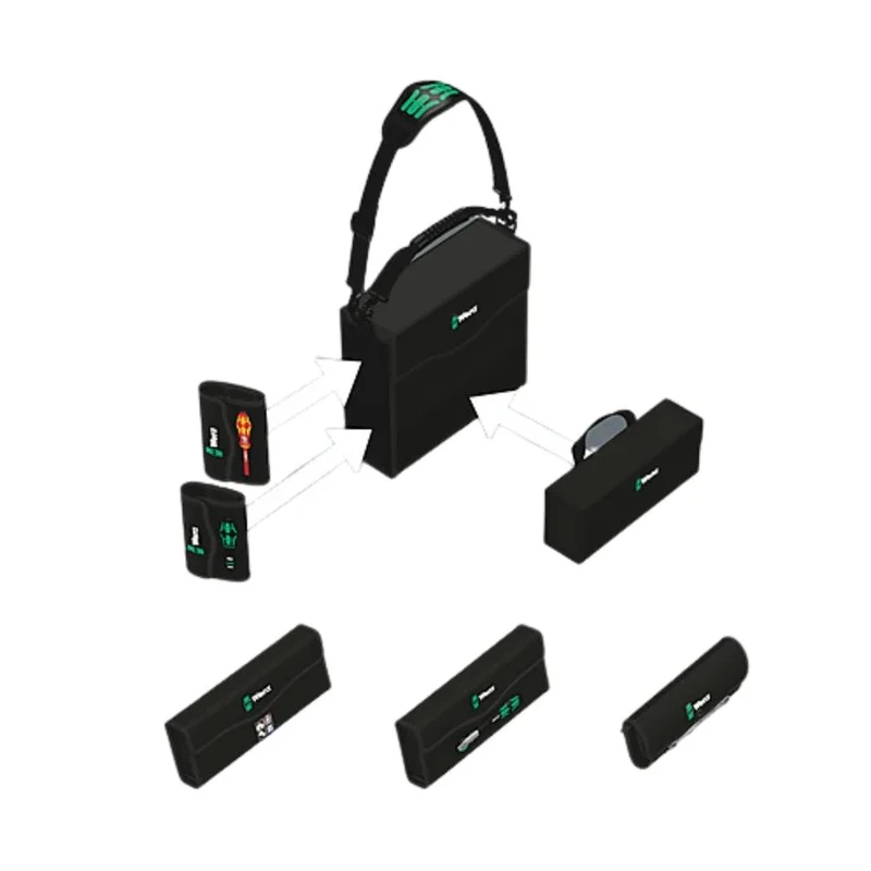 Wera Fabric Tool Bag with Shoulder Strap 345mm x 135mm x 375mm 05004351001
