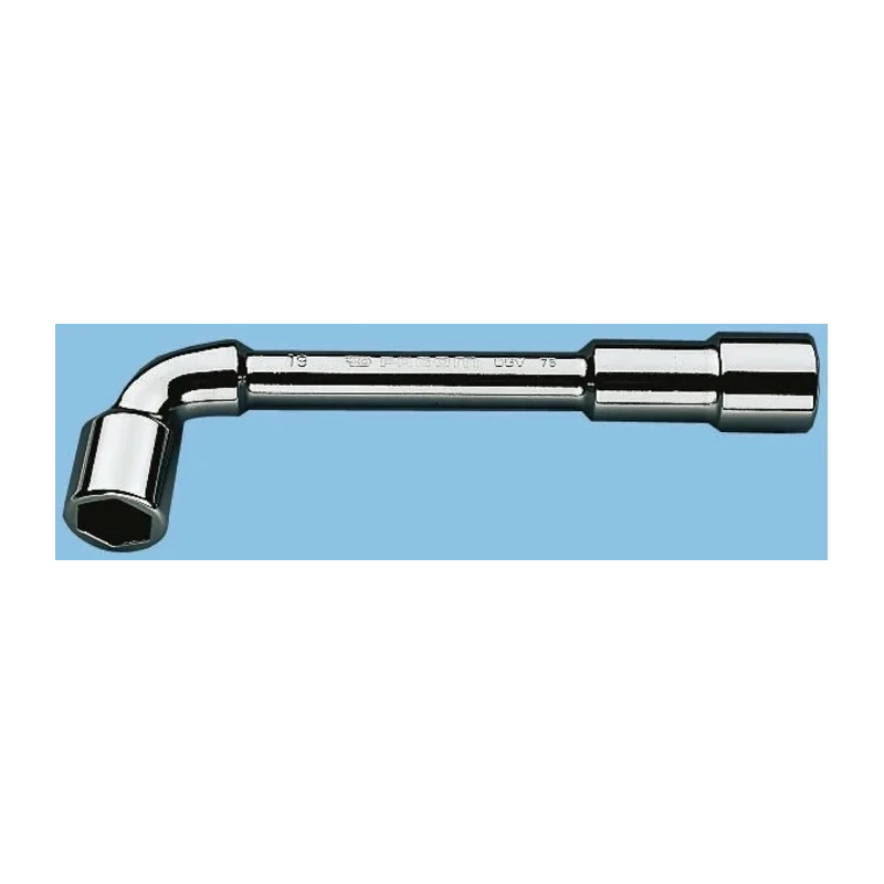 Facom Hexagon Tubular Box Spanner, 18 mm Tip, 195 mm Overall 75.18