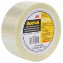 3M Transparent Scotch Packing Tape, 50 mm Width x 50 m Length, Biaxially Oriented Polypropylene Backing, Manual 8959 50MM