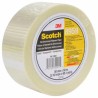 3M Transparent Scotch Packing Tape, 50 mm Width x 50 m Length, Biaxially Oriented Polypropylene Backing, Manual 8959 50MM