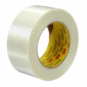 3M Transparent Scotch Packing Tape, 50 mm Width x 50 m Length, Biaxially Oriented Polypropylene Backing, Manual 8959 50MM