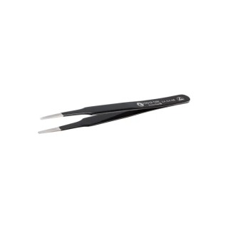 ideal-tek 120mm Stainless Steel Fine, Straight, Flat, Round ESD Safe Tweezer 2A.SA.NE.6
