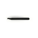 ideal-tek 115mm Carbon Steel Cutting, Angled ESD Safe Tweezer 15AGW.C.NE.0