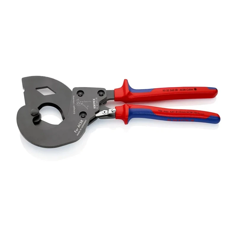 Knipex Ratchet Flush Cable Cutter 340mm Maximum Cutting Capacity 32mm 95 32 340 SR