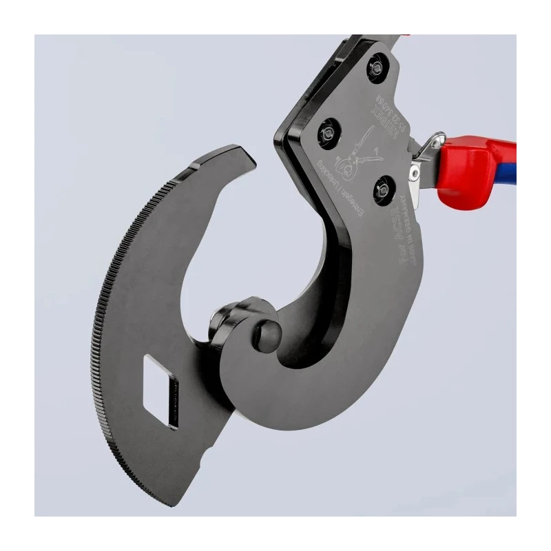 Knipex Ratchet Flush Cable Cutter 340mm Maximum Cutting Capacity 32mm 95 32 340 SR