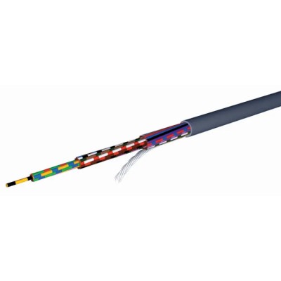 RS PRO LiYY Control Cable 2 Cores 0.5mm² 20 AWG Unscreened Armoured Grey Polyvinyl Chloride Sheath 100m 136-8200