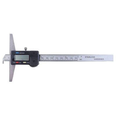 RS PRO 150 mm Imperial & Metric Depth Gauge Stainless Steel 136-8093