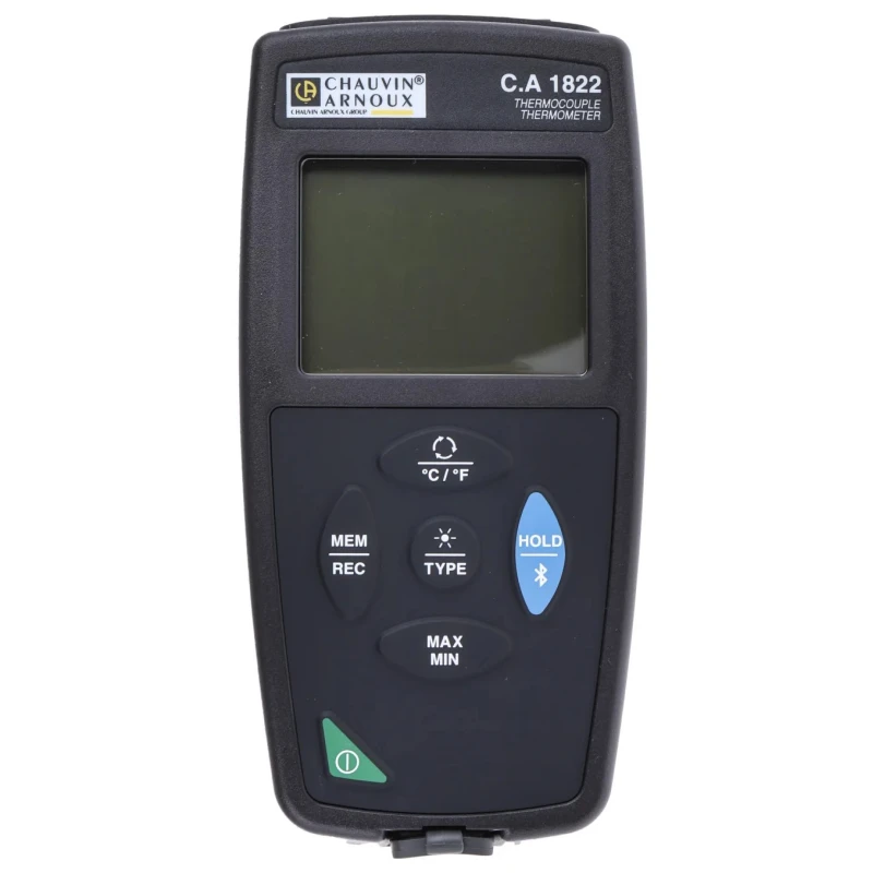 Chauvin Arnoux Handheld Digital Thermometer Type N, R, E, S, J, T, K Probe 2 Inputs ±0.1% R + 0.6°C Accuracy P01654822