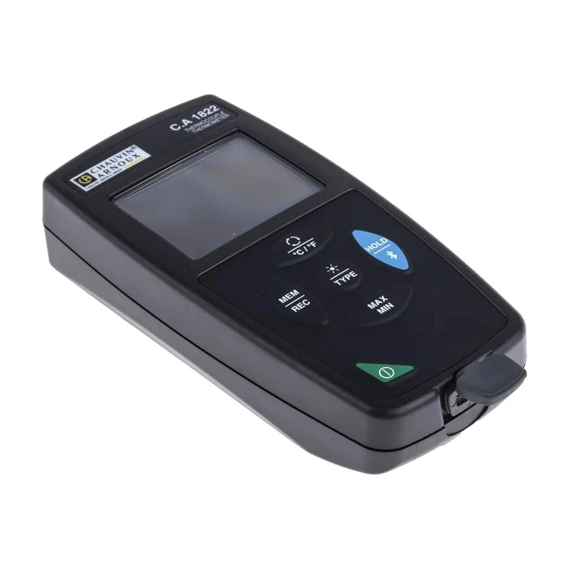 Chauvin Arnoux Handheld Digital Thermometer Type N, R, E, S, J, T, K Probe 2 Inputs ±0.1% R + 0.6°C Accuracy P01654822