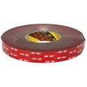 3M VHB Grey Acrylic Foam Tape 25mm Width x 33m Length, 0.6mm Thickness, Model GPH-060GF 3M GPH-060GF 25mm x 33m