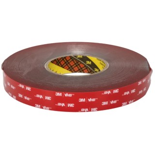 3M VHB Grey Acrylic Foam Tape 25mm Width x 33m Length, 0.6mm Thickness, Model GPH-060GF 3M GPH-060GF 25mm x 33m