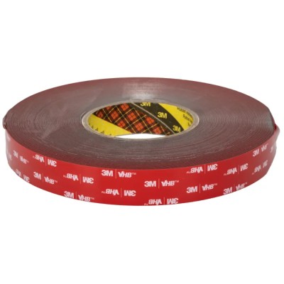 3M VHB Grey Acrylic Foam Tape 25mm Width x 33m Length, 0.6mm Thickness, Model GPH-060GF 3M GPH-060GF 25mm x 33m