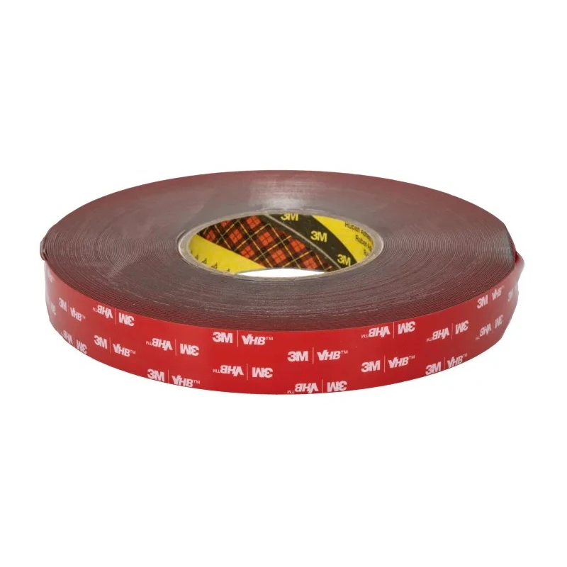 3M VHB Grey Acrylic Foam Tape 25mm Width x 33m Length, 0.6mm Thickness, Model GPH-060GF 3M GPH-060GF 25mm x 33m