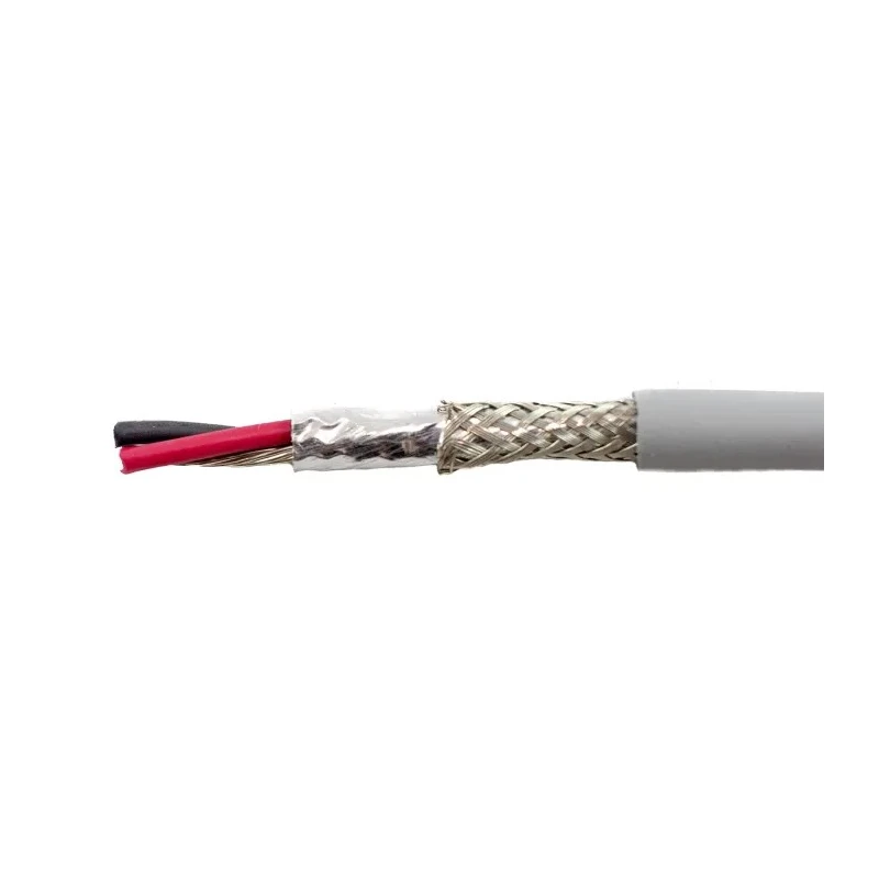 Alpha Wire ECO Control Cable, 2 Cores, 0.38mm² 22 AWG, Screened, 305 m, Grey Modified Polyphenylene Ether Sheath 78332 SL001