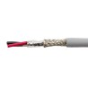 Alpha Wire ECO Control Cable, 2 Cores, 0.38mm² 22 AWG, Screened, 305 m, Grey Modified Polyphenylene Ether Sheath 78332 SL001