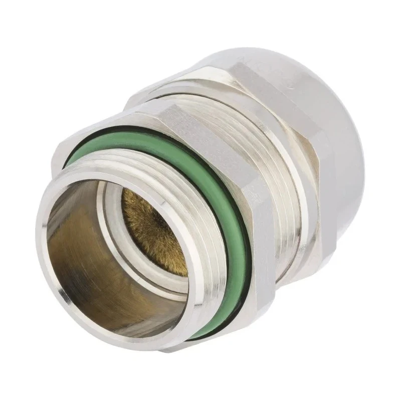 Lapp SKINTOP MS-HF Series 1 Halogen Free Cable Gland M63, Nickel-Plated Brass, IP68, HL 3 Hazardous Area Certified 53112547