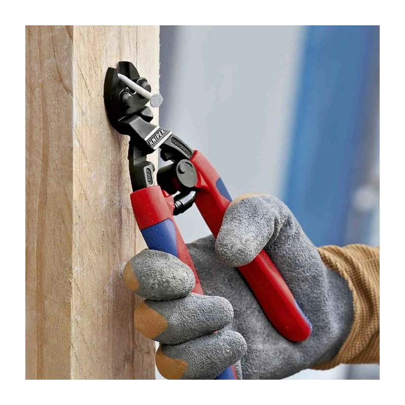 Knipex Chrome Vanadium Steel Compact Angled Bolt Cutter 200 mm 6 mm Cutting Capacity 71 22 200 T