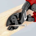 Knipex Chrome Vanadium Steel Compact Angled Bolt Cutter 200 mm 6 mm Cutting Capacity 71 22 200 T
