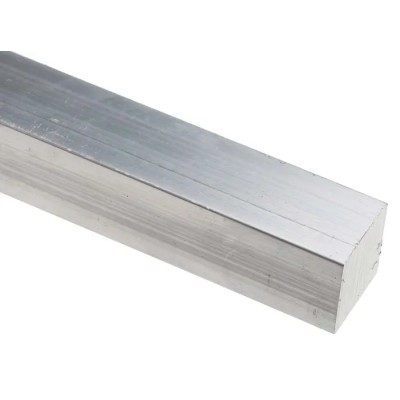 RS PRO Metal Bar Square Bar 20 mm Width 20 mm Height 1 m Length 6082-T6 Aluminum Alloy 310 MPa Tensile Strength 136-8736