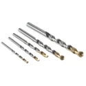 Dormer 5-Piece High Speed Steel Twist Drill Bit Set for Multi-Material, 4 mm to 10 mm A08910