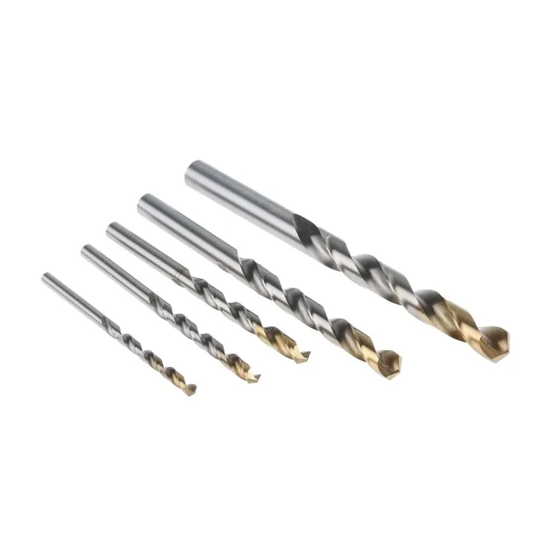 Dormer 5-Piece High Speed Steel Twist Drill Bit Set for Multi-Material, 4 mm to 10 mm A08910