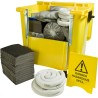 RS PRO 600 L Maintenance Spill Kit Mobile Spill Kit with 600L Absorbent Capacity 1.4m Length 1.32m Height 800mm 136-7566
